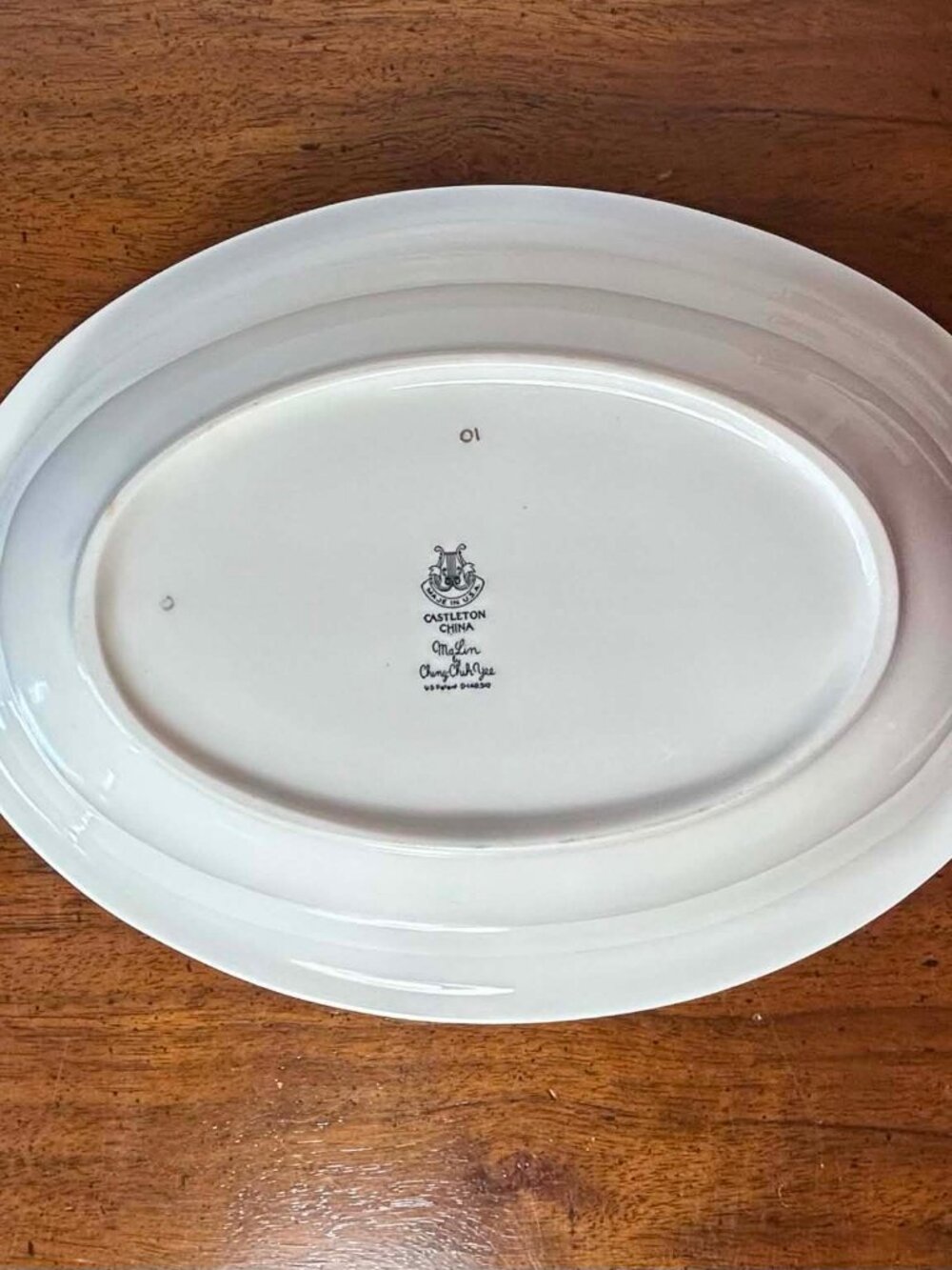 Castleton China floral oval vegetable bowl - Picture 6 of 10